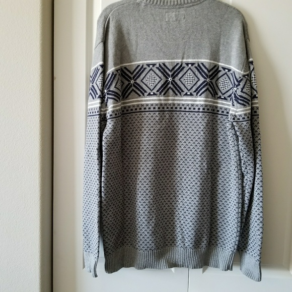 Brand new men sweater, Gray color, size 2X - Picture 5 of 8